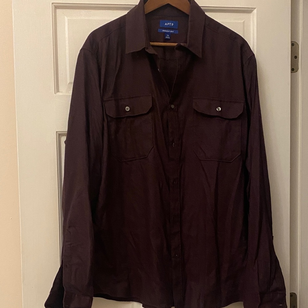 Apt. 9 Rich Purple Shirt